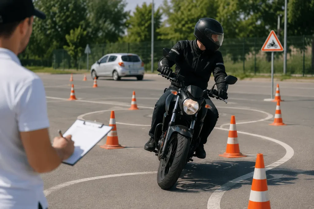 Motosiklet Direksiyon Sınavı Nasıl Yapılır? Parkur ve Değerlendirme Kriterleri